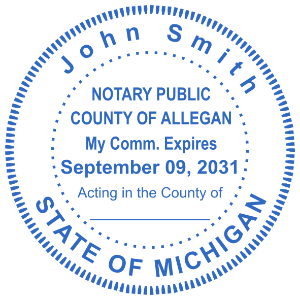 Notary stamp