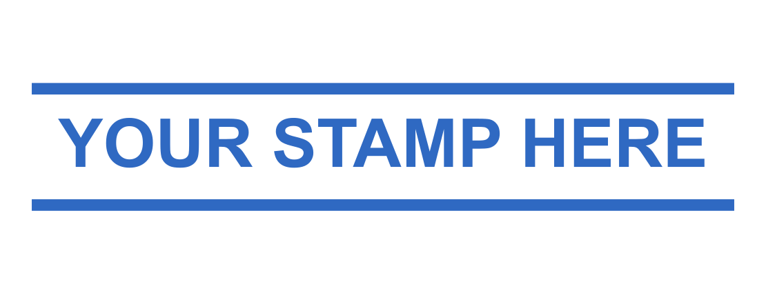 Endorsement stamp