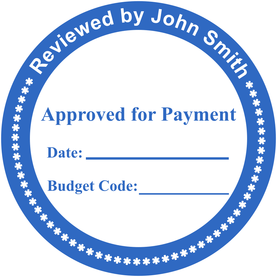 Endorsement stamp
