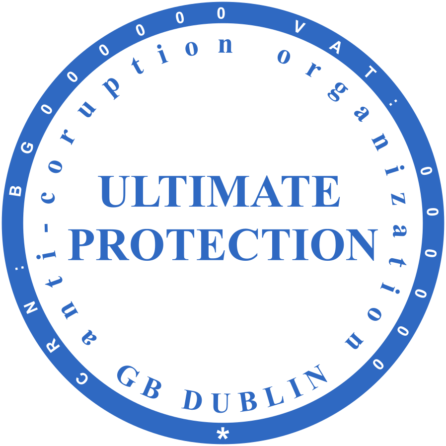 A restrictive endorsement stamp